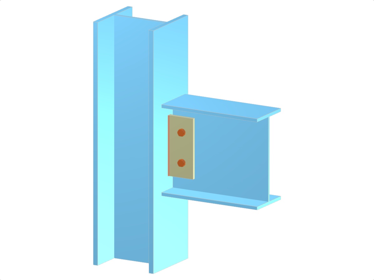 Model 005121 | Beam to Continuous Column