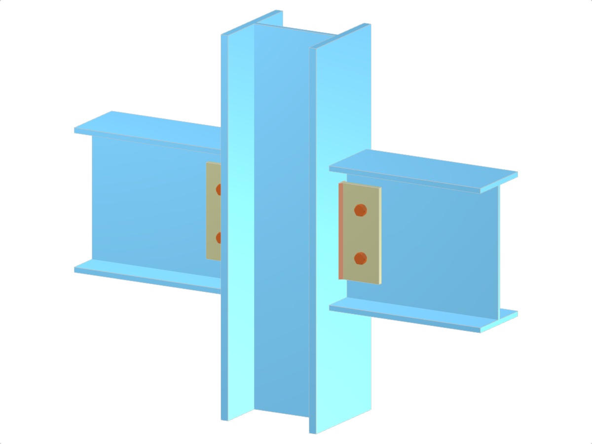 Model 005130 | Beams to Continuous Column