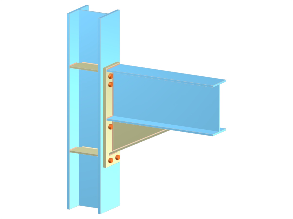 Model 005156 | Beam to Continuous Column