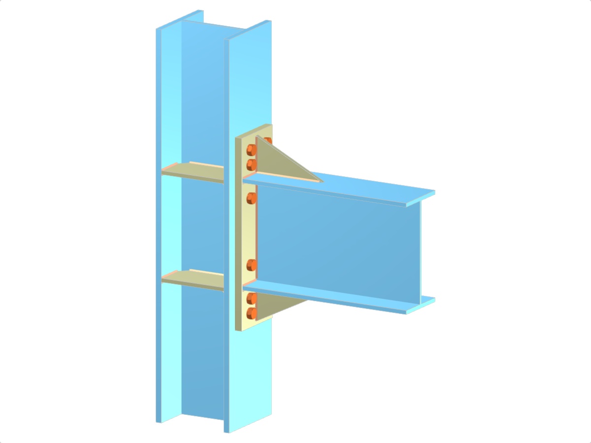 Model 005157 | Beam to Continuous Column