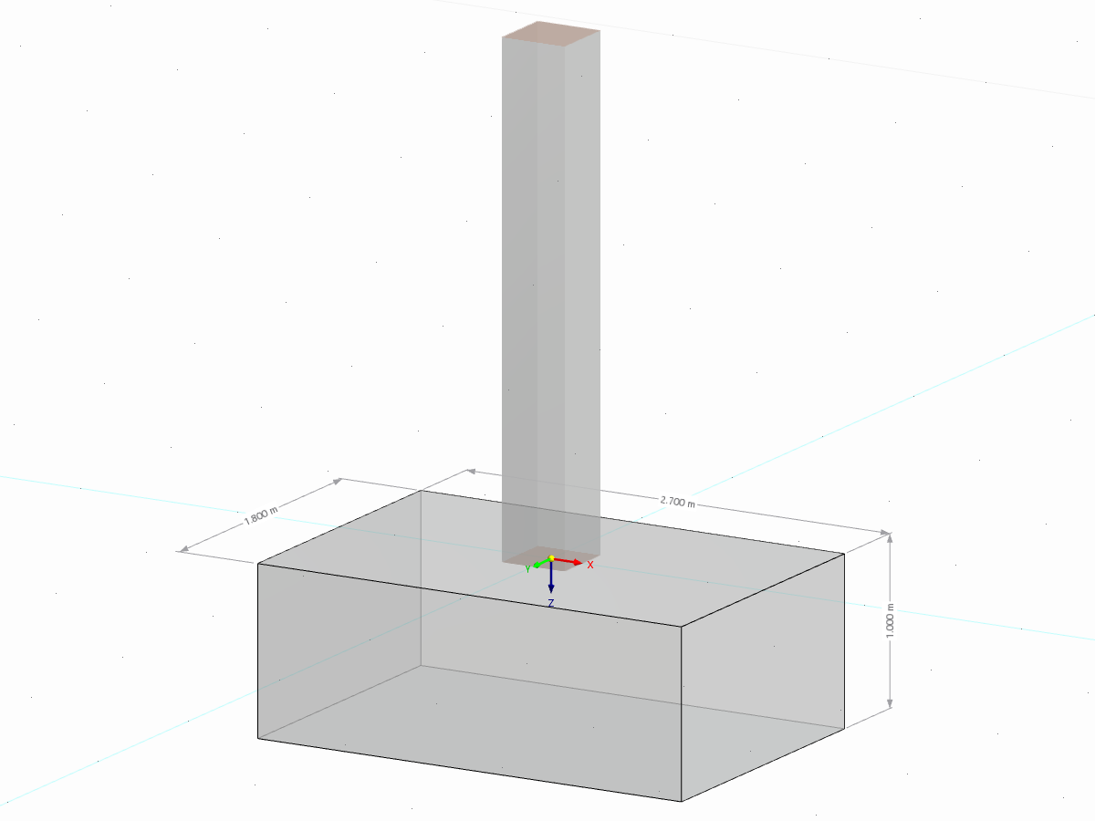 Column with Base Plate