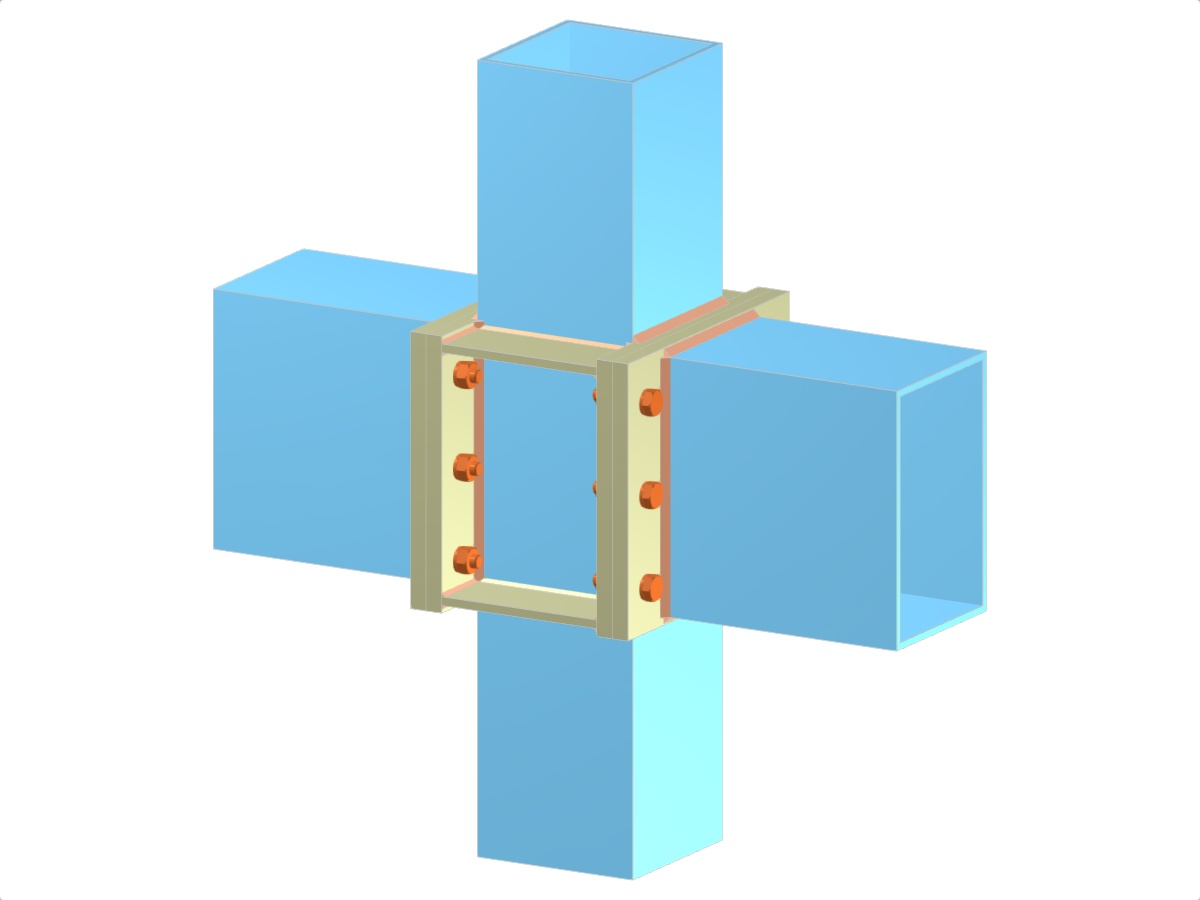 Model 005174 | Beams to Continuous Column