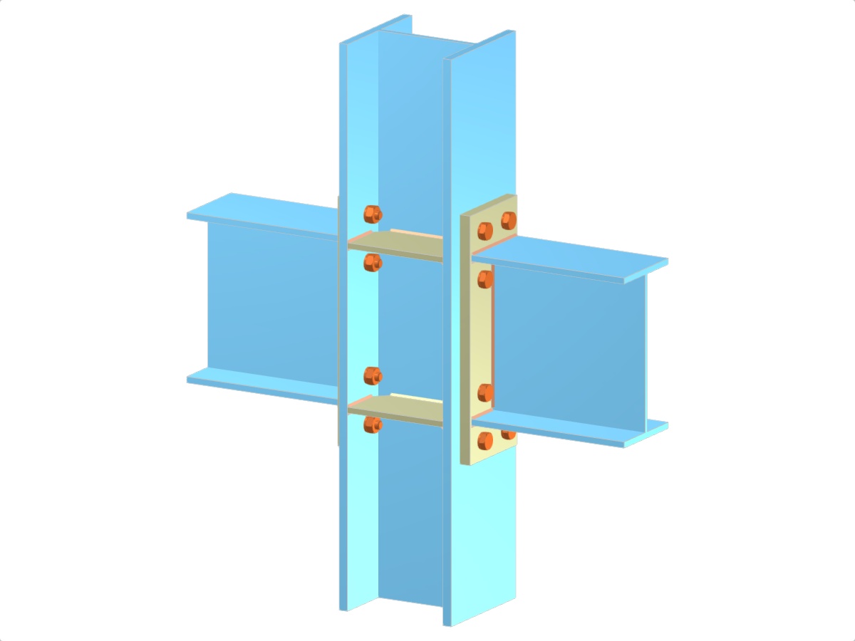 Model 005175 | Beams to Continuous Column