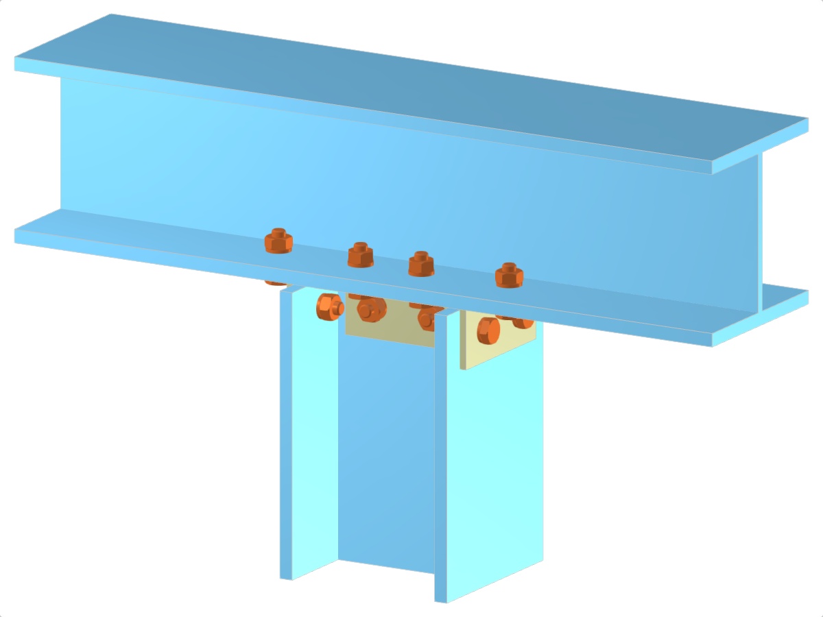 Model 005183 | Column to Continuous Beam