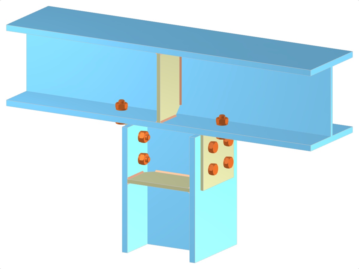 Model 005184 | Column to Continuous Beam