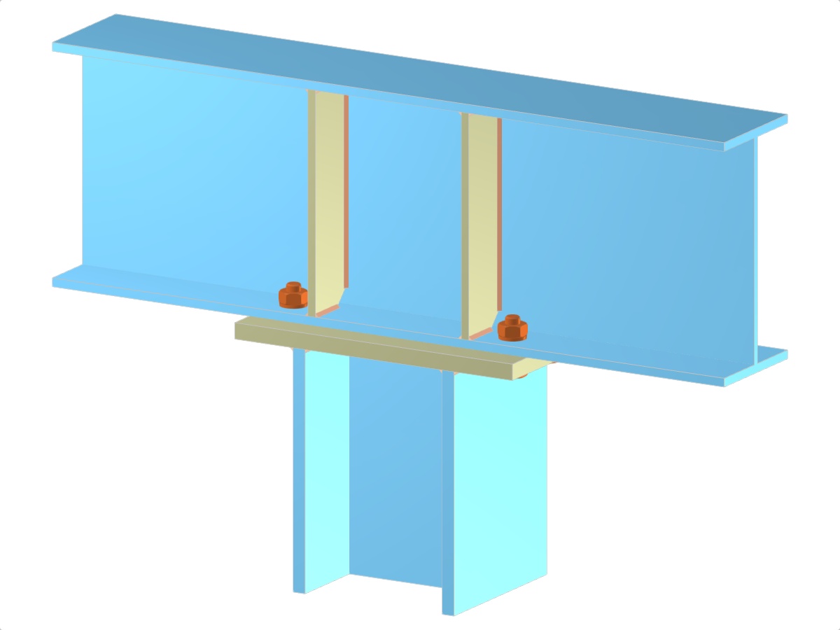 Model 005185 | Beams to Continuous Column