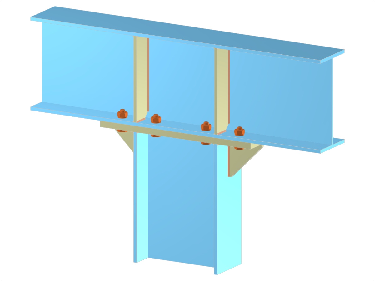 Model 005186 | Column to Continuous Beam