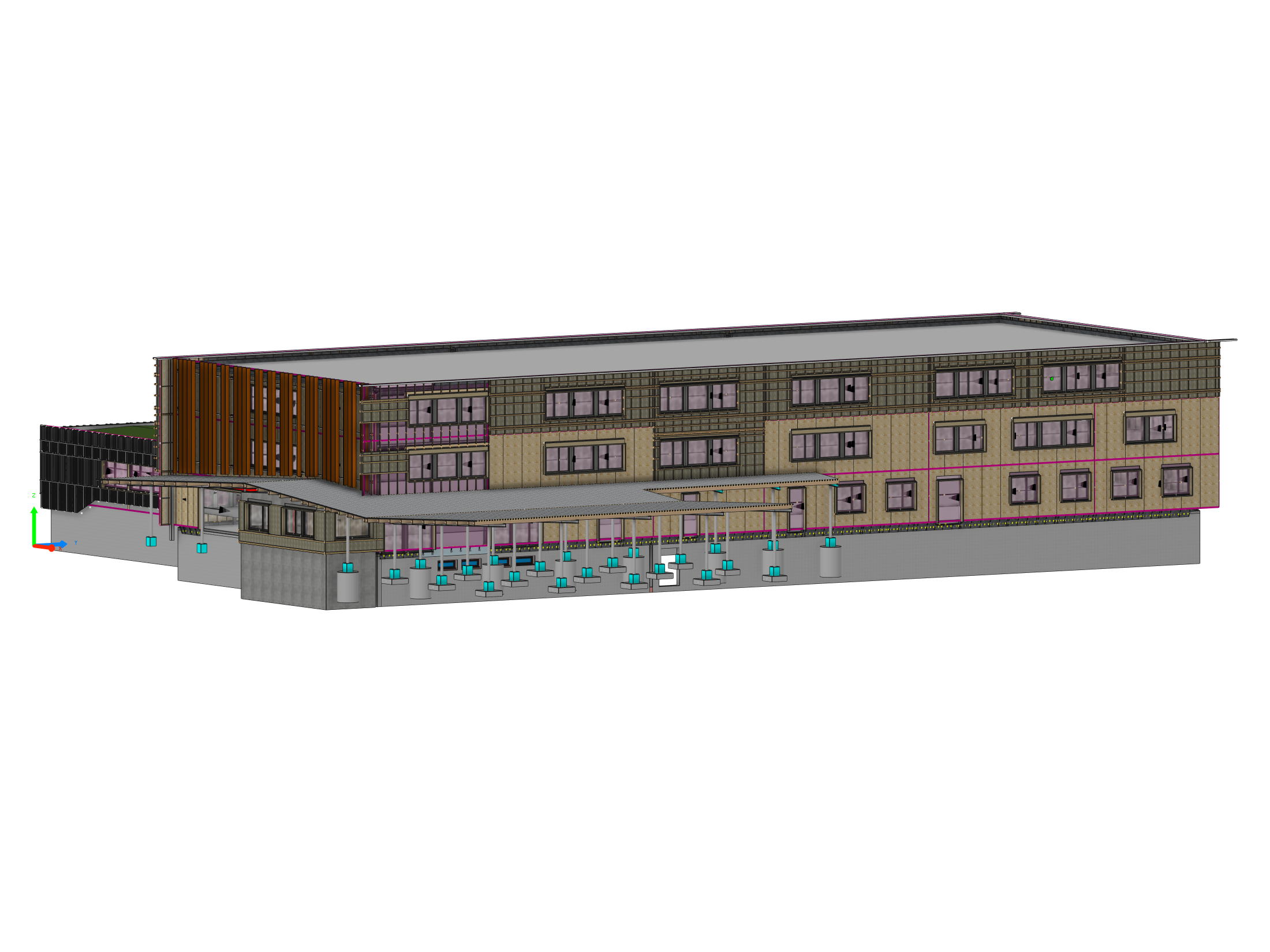 Model of Finished Building