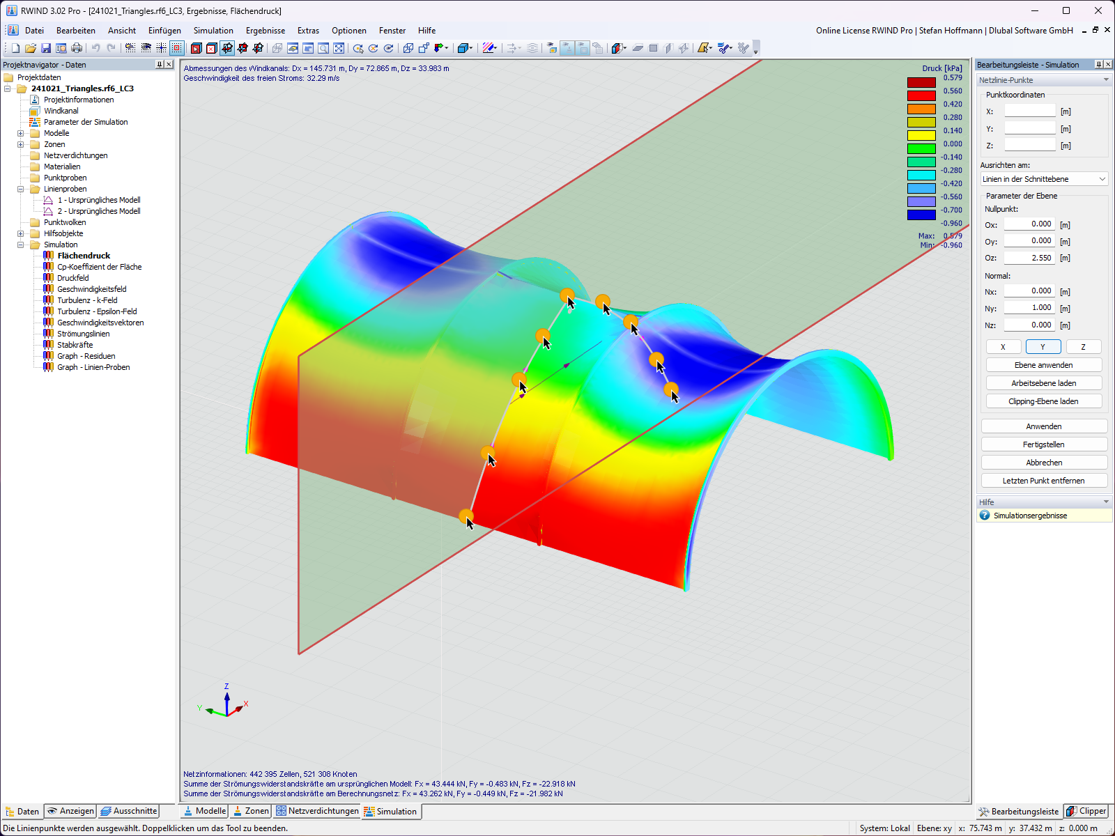 FAQ 005617 | My results of the line probe in RWIND seem implausible. Why?