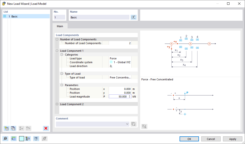 Dialog 'New Load Assistant | Load Model'