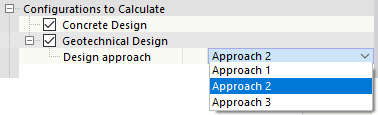 Select procedure for geotechnical design