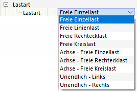 Selecting Type of Load