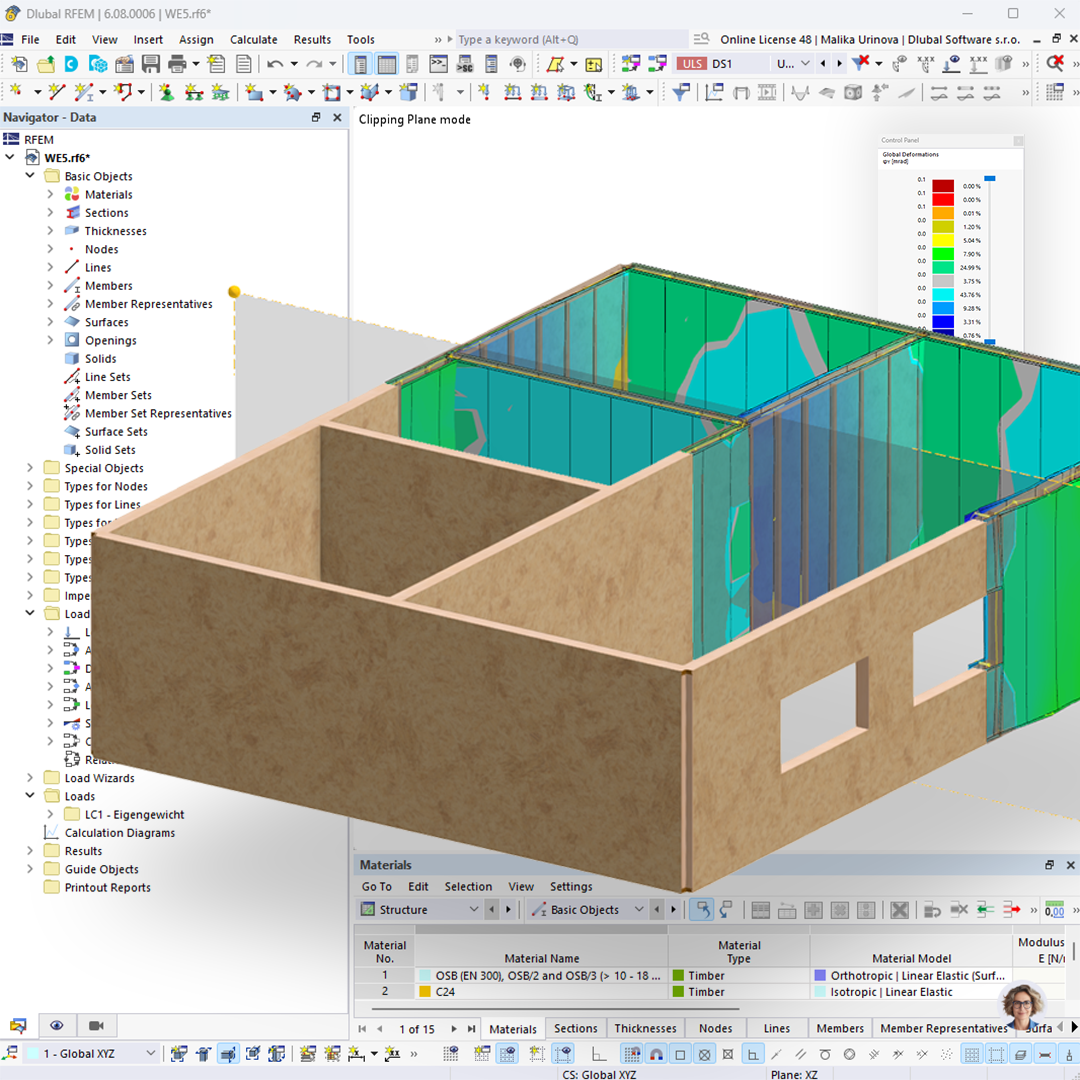 Model to Download | Building Made of Timber Panel Walls