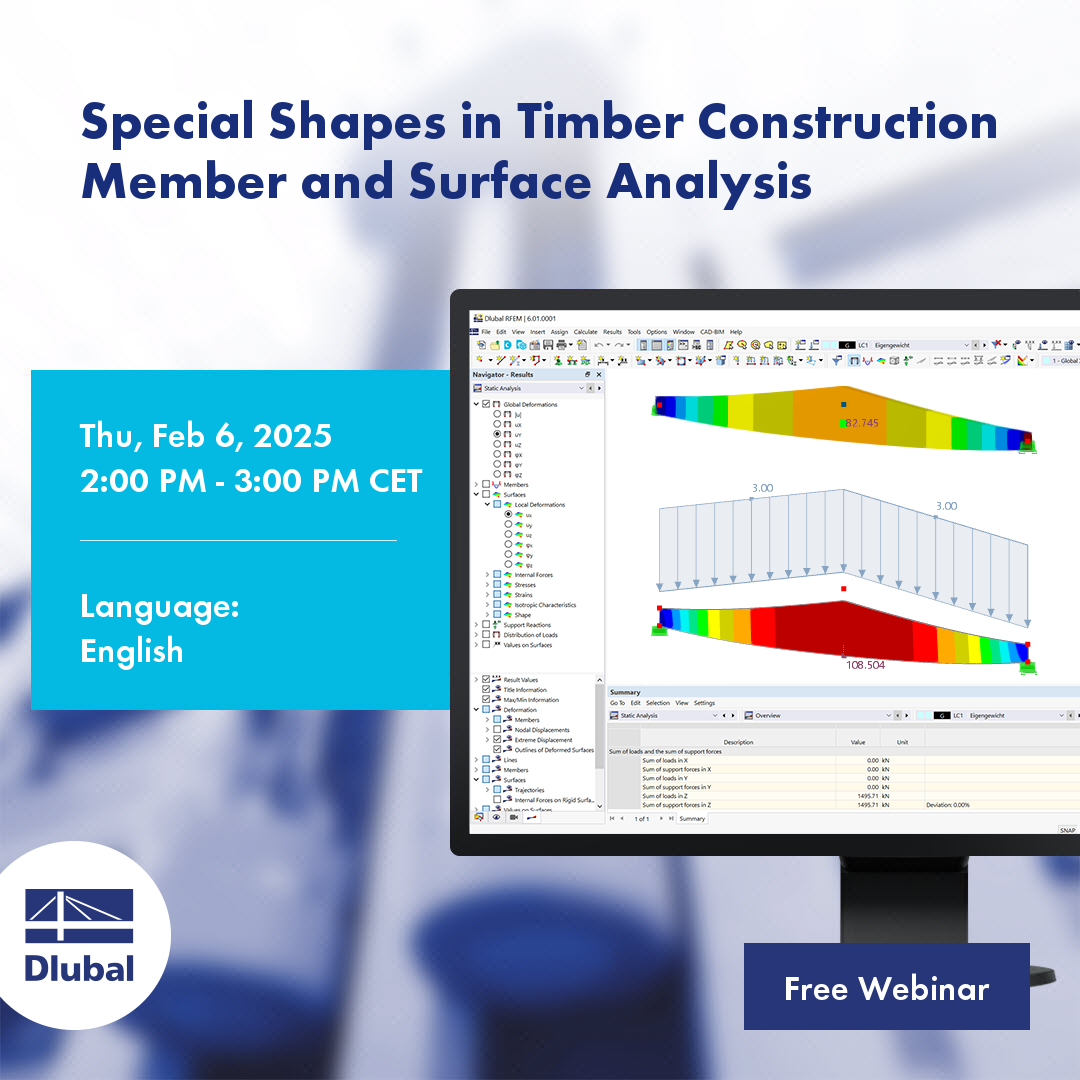 Special Shapes in Timber Construction \n Member and Surface Analysis