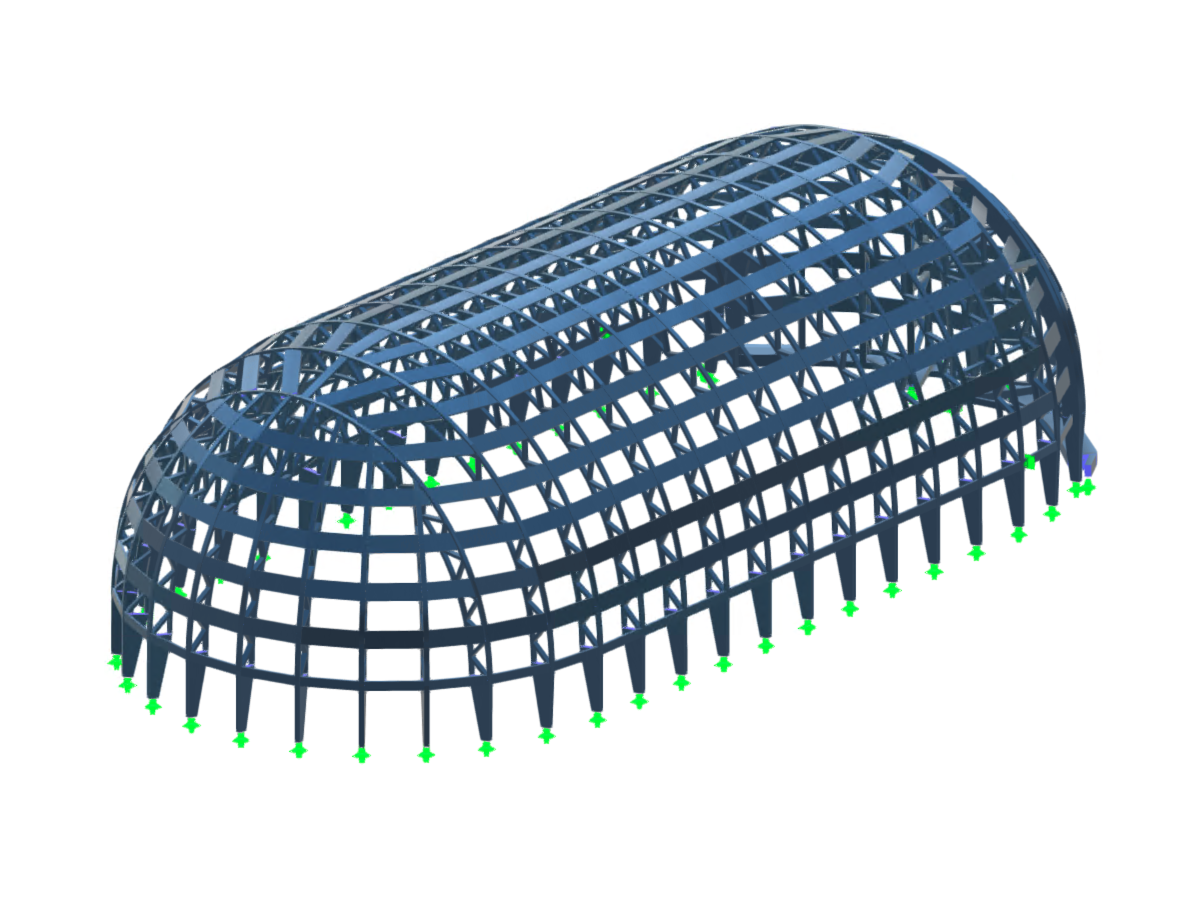 Model 005470 | Airship Hangar in Essen-Mülheim