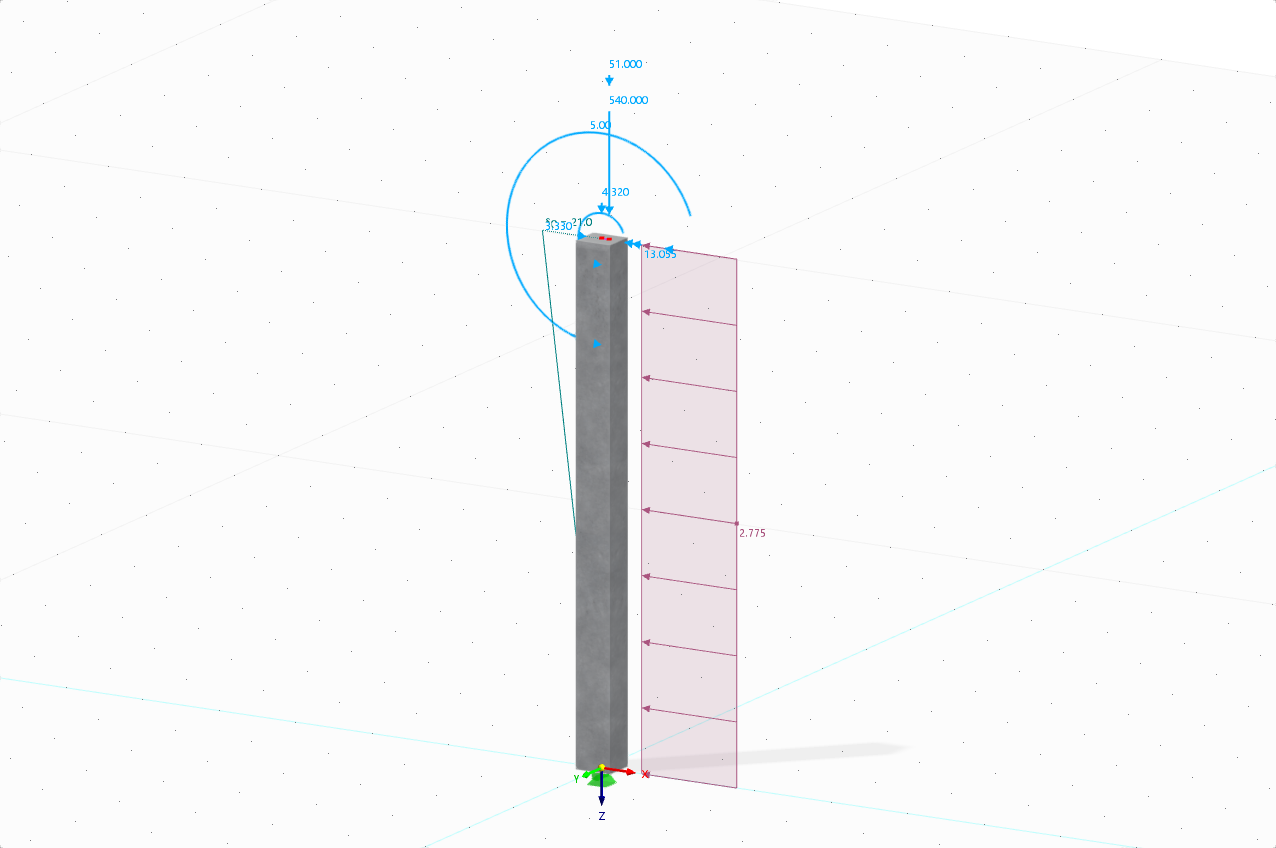 General Method for Stability Analysis According to EN 1992-1-1 in RFEM 6