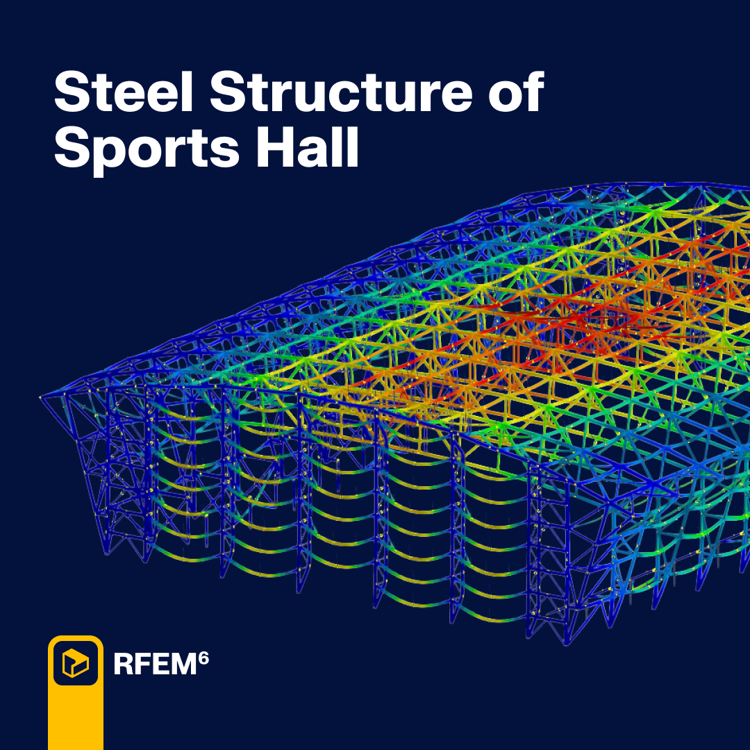 Model to Download | Steel Structure of Sports Hall