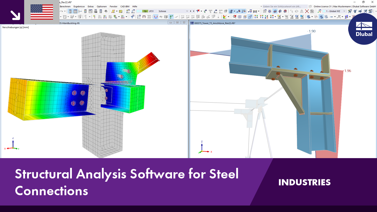 Video on the analysis of steel joints | Efficient design with FE model