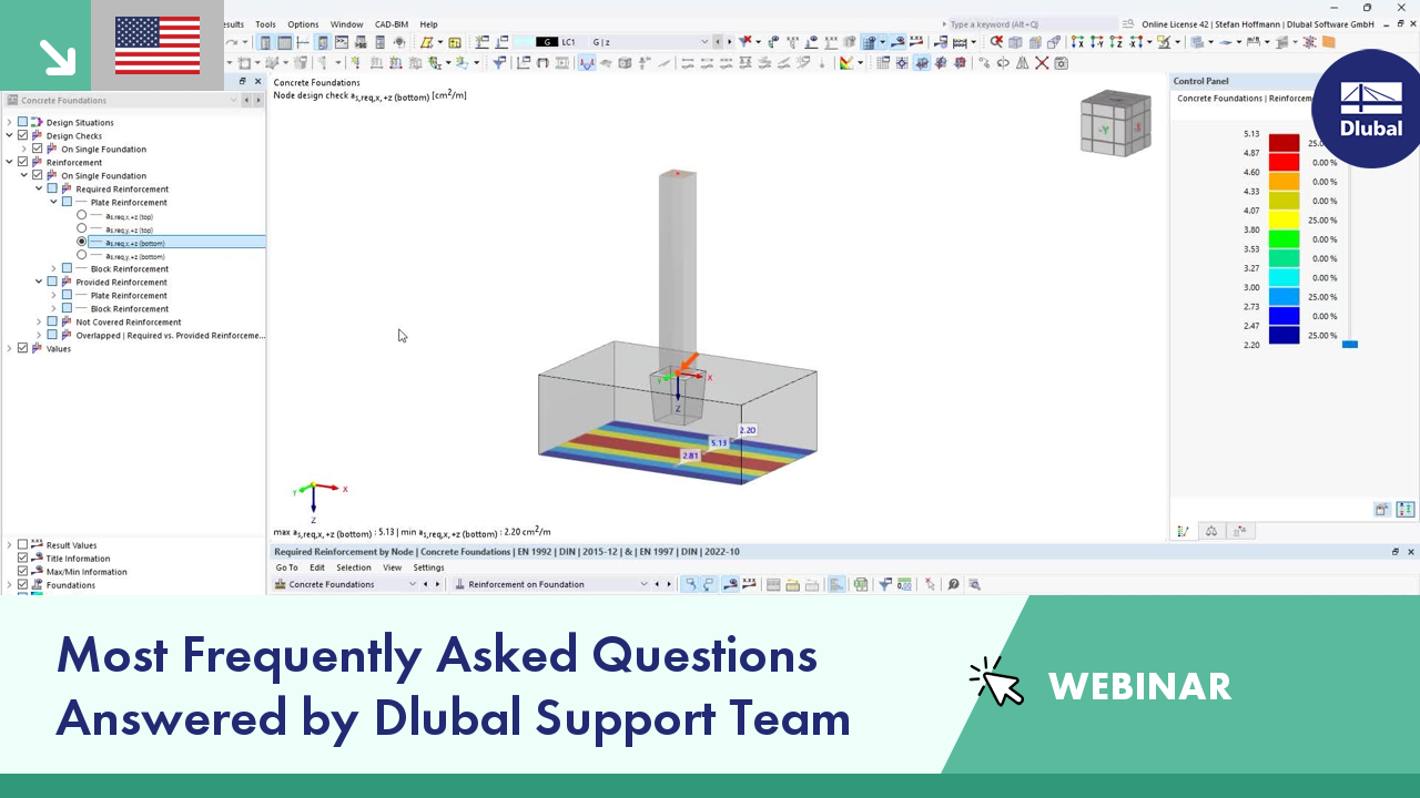 Image of a webinar Q&A session highlighting a support team answering common queries (VG 005314).