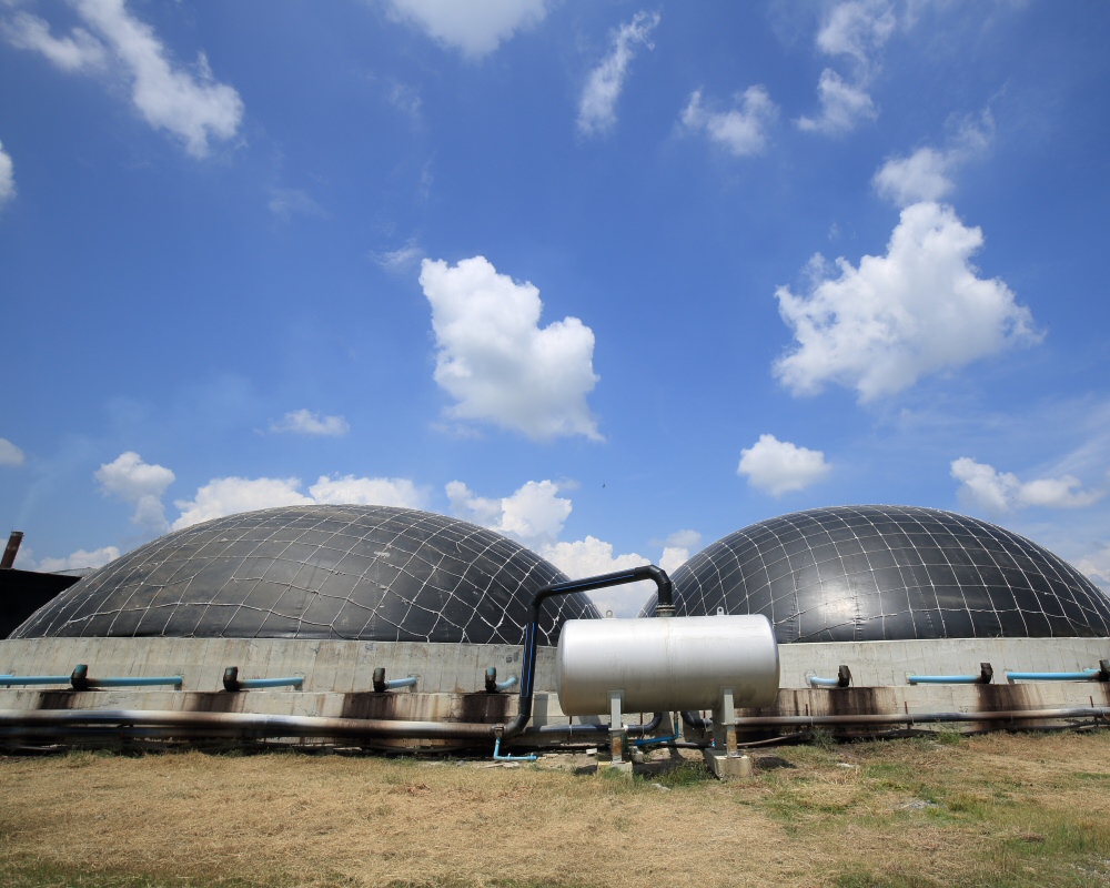 Planta de energía de biogás