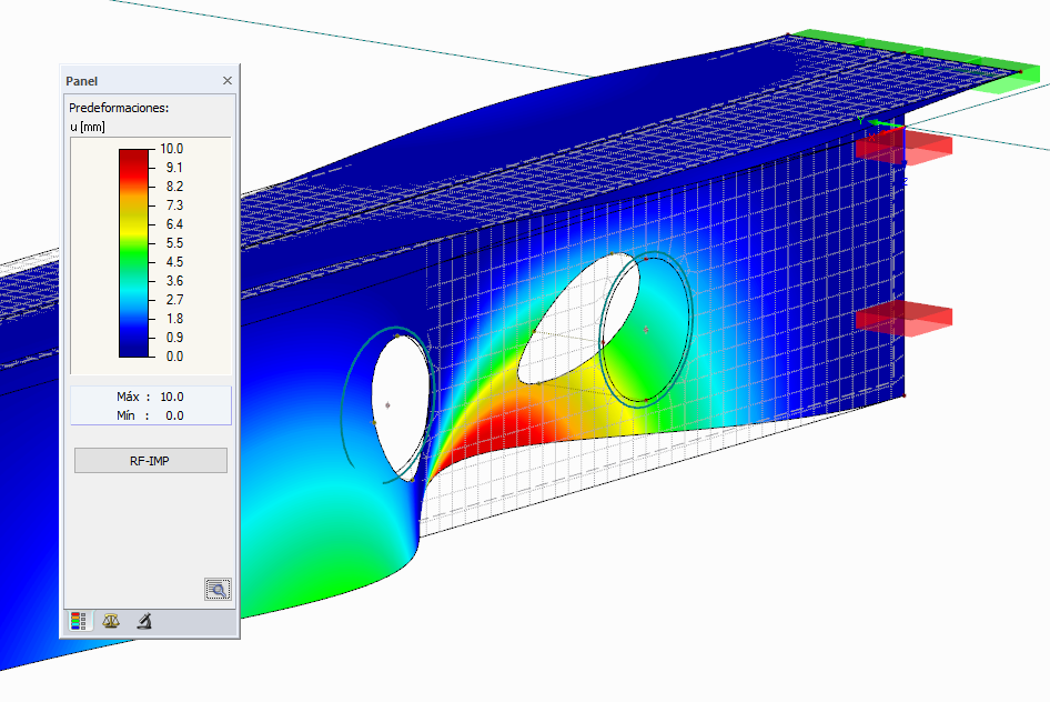 RF-IMP: Malla de elementos finitos predeformada