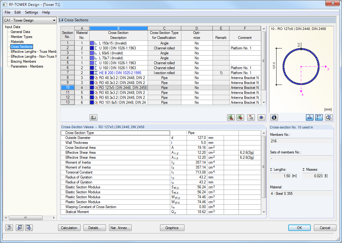 1.6 Effektive Längen - Nichtfachwerkstäbe