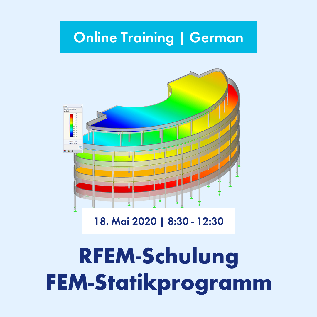 Programa de análisis estructural RFEM | Modelo de edificio