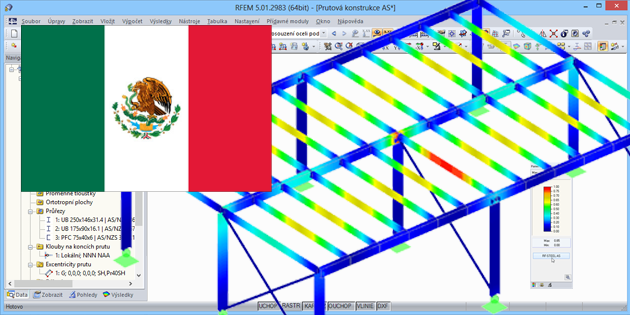 Módulo adicional RF-/STEEL NTC-DF para RFEM/RSTAB