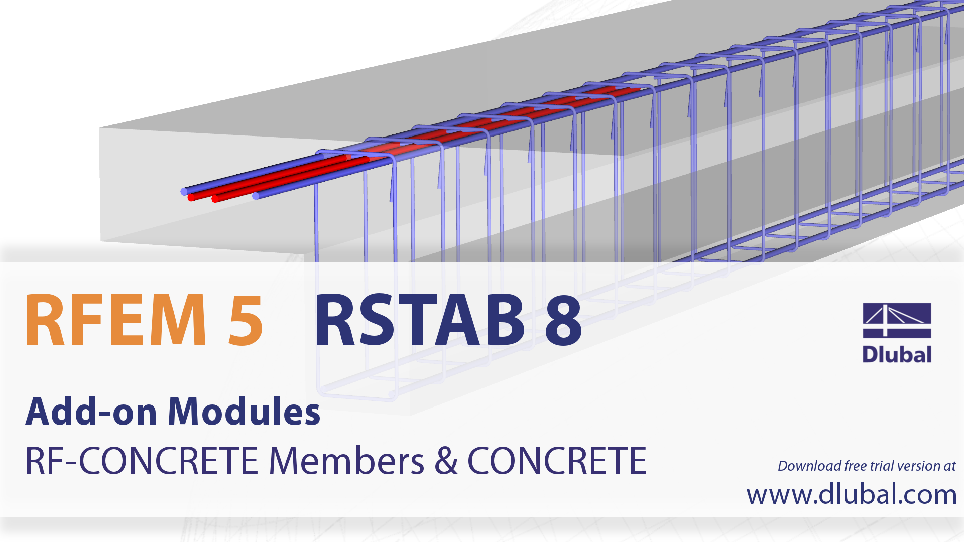 Zusatzmodule RF-BETON Stäbe und BETON