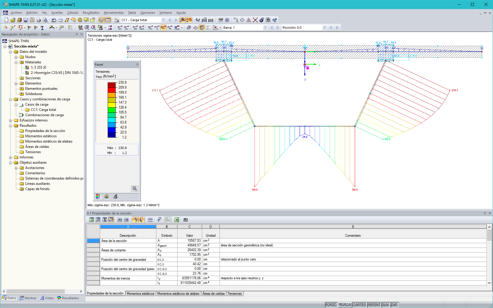 Neue an RFEM/RSTAB angepasste Benutzeroberfläche von DUENQ 8