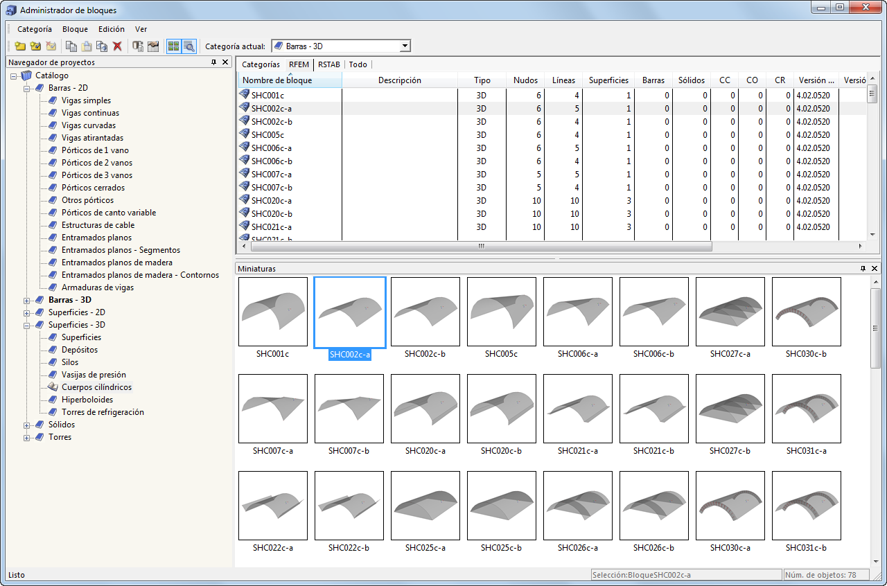 Blockmanager für RFEM und RSTAB