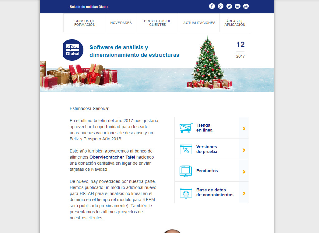 Dlubal Newsletter (DE) | 12/2017