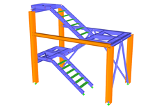 Estructura de escalera