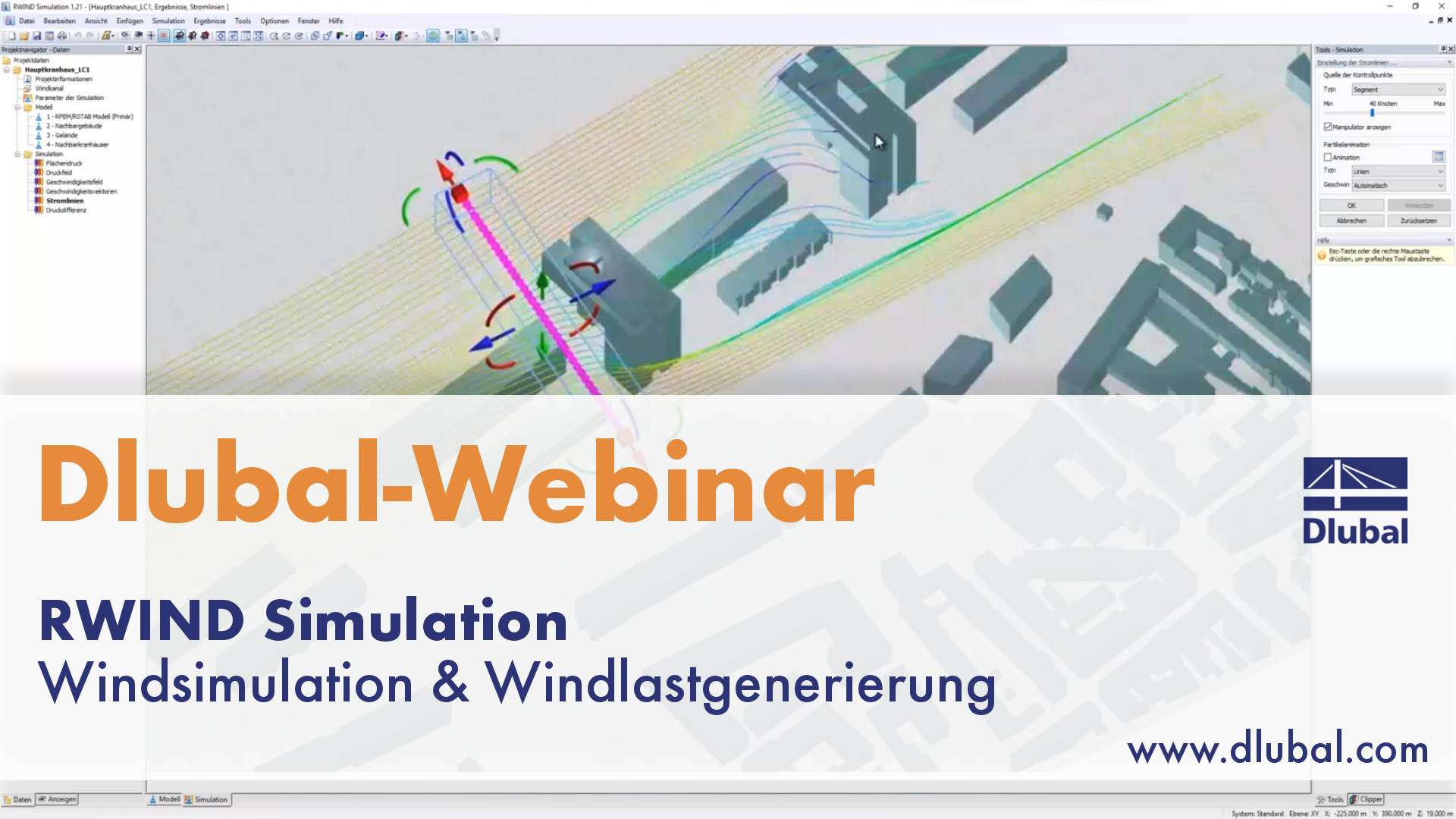 Webinar: RWIND Simulation - Windsimulation & Windlast-Generierung