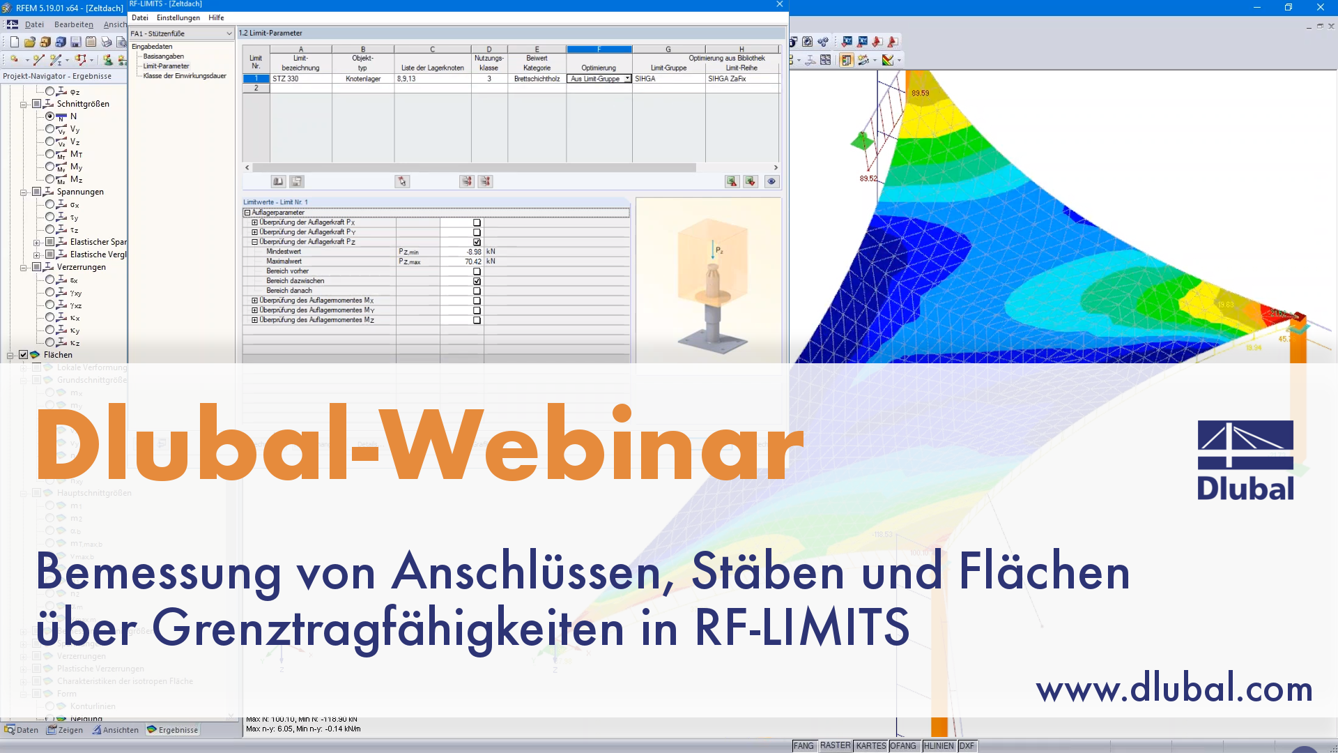 Webinar: Anschluss- und Stabbemessung in LIMITS