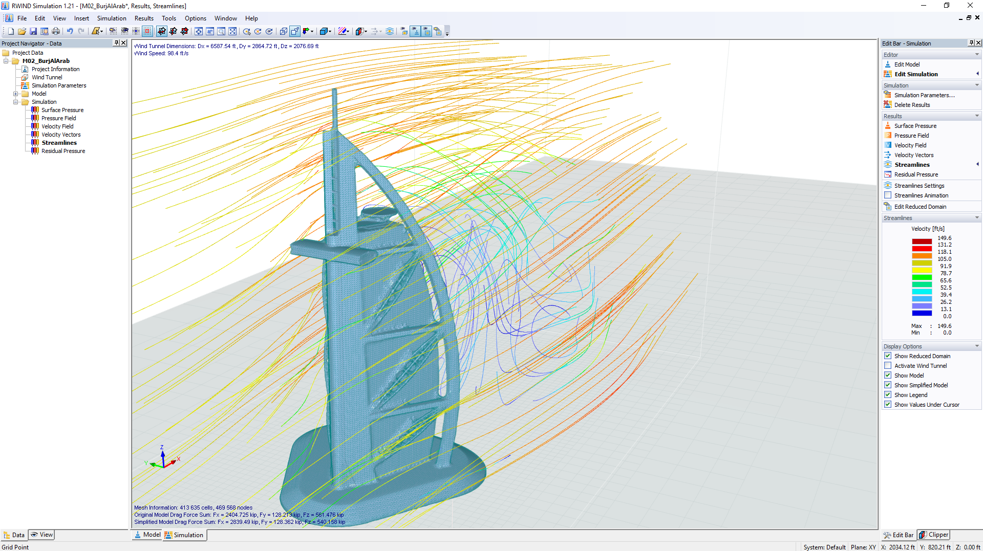 RFEM/RSTAB: Definition der Parameter für Windsimulationen in RWIND Simulation