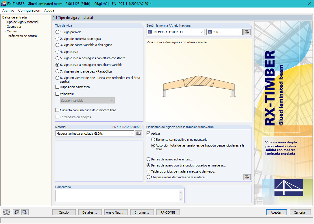 Maske 1.1 Trägertyp und Material