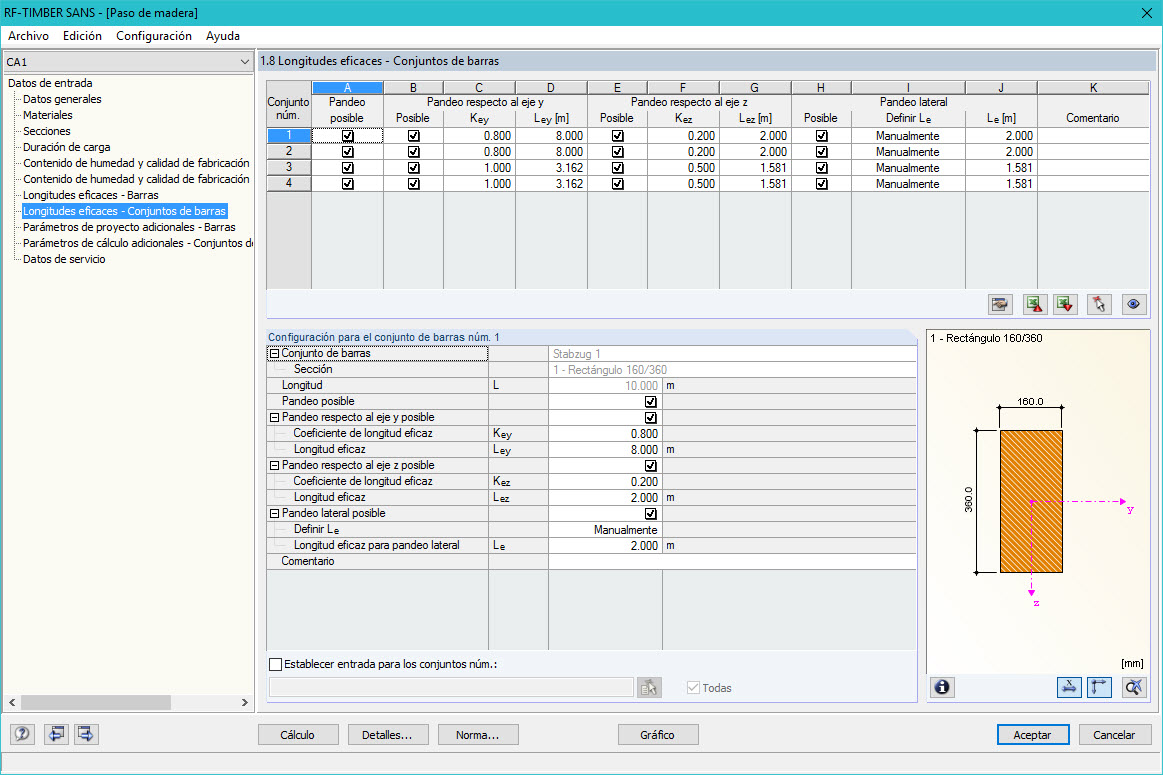 1.8 Longitudes eficaces - Conjuntos de barras