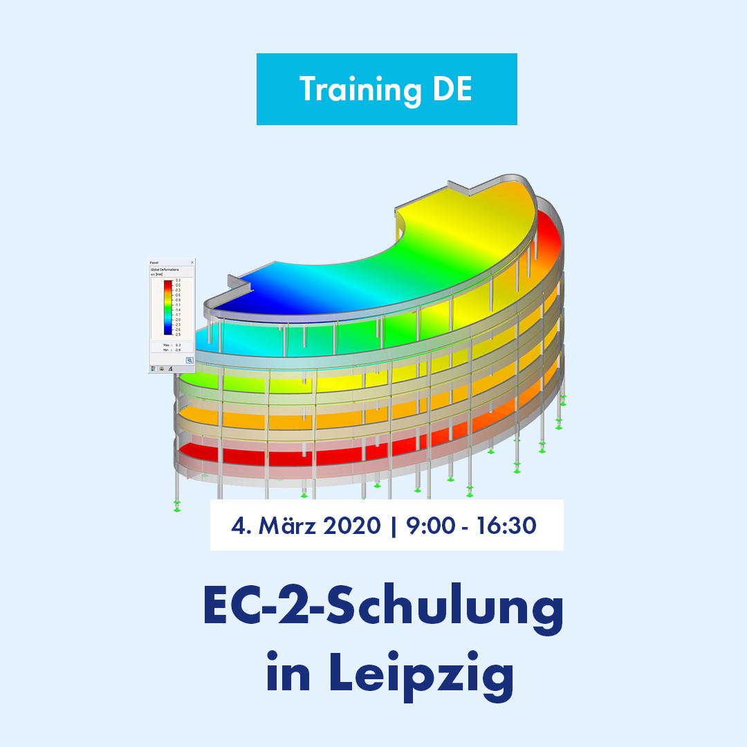 Schulung zur Stahlbeton-Bemessung - Theorie und Praxisbeispiele nach DIN EN 1992 
4. März 2020