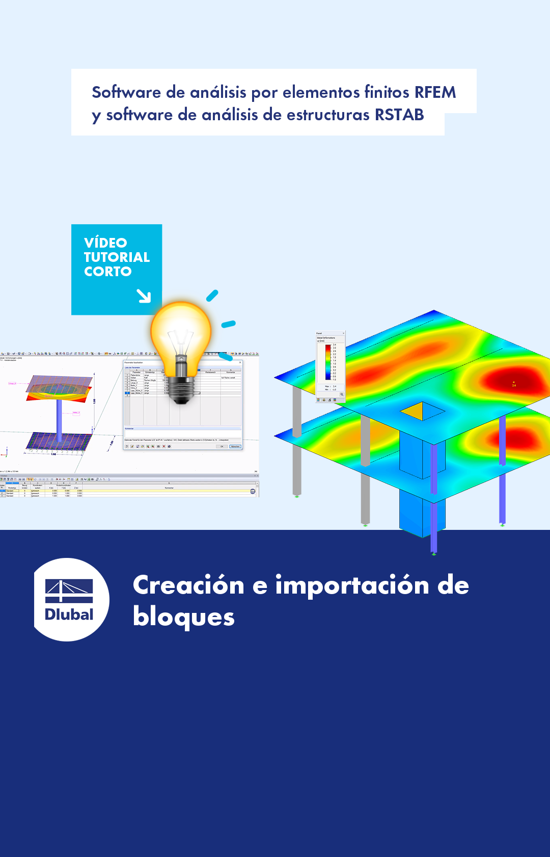 Software FEM RFEM\n y software de análisis estructural RSTAB 2