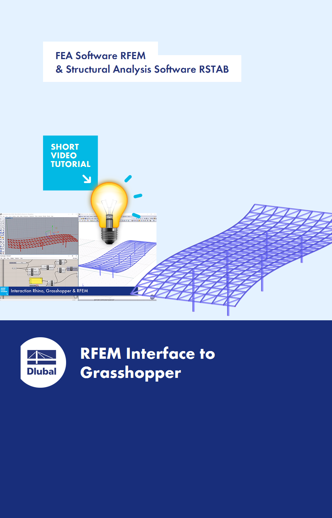 Software de elementos finitos RFEM\n y software de análisis estructural RSTAB