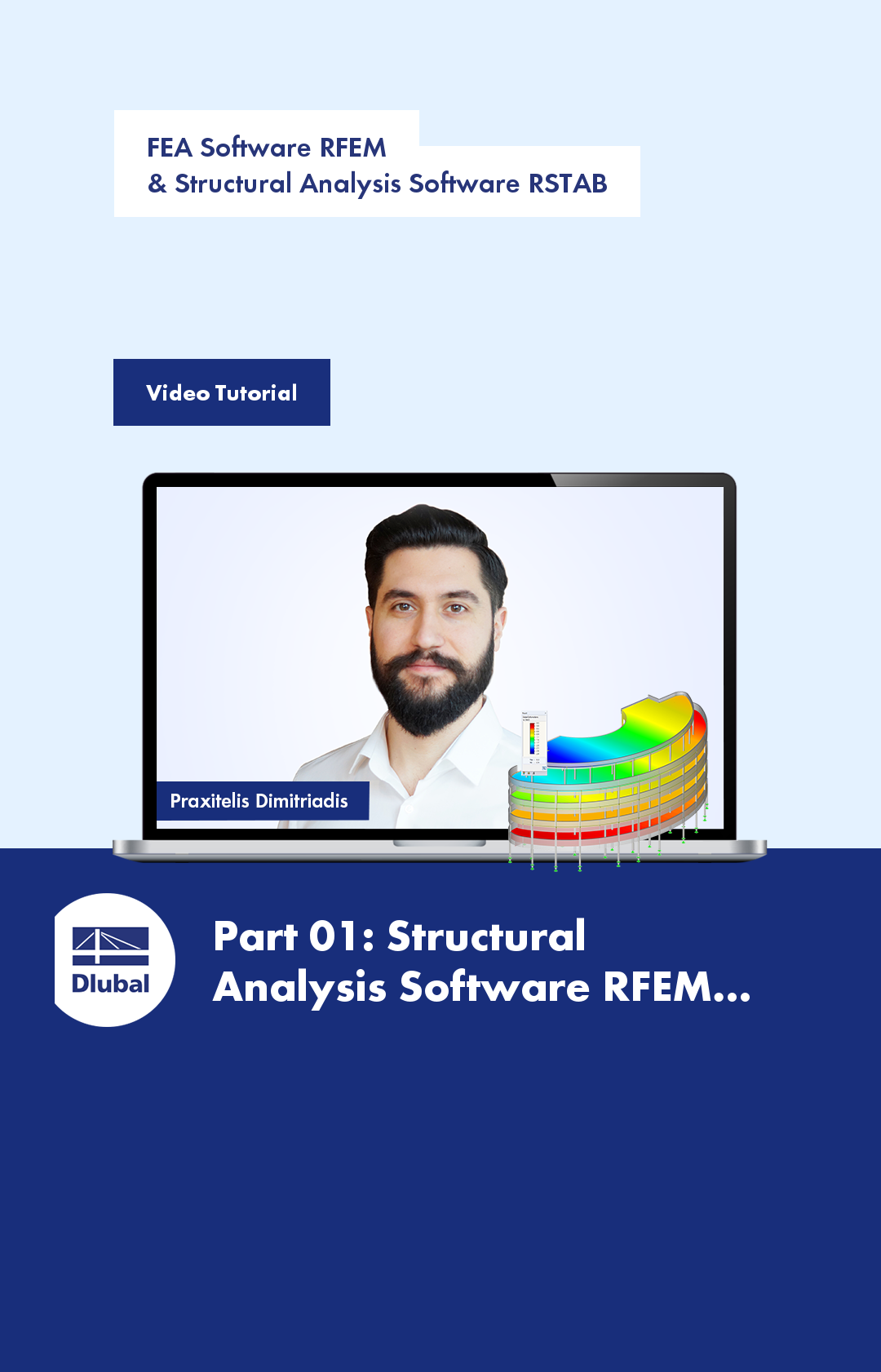 Software de elementos finitos RFEM\n y software de análisis estructural RSTAB