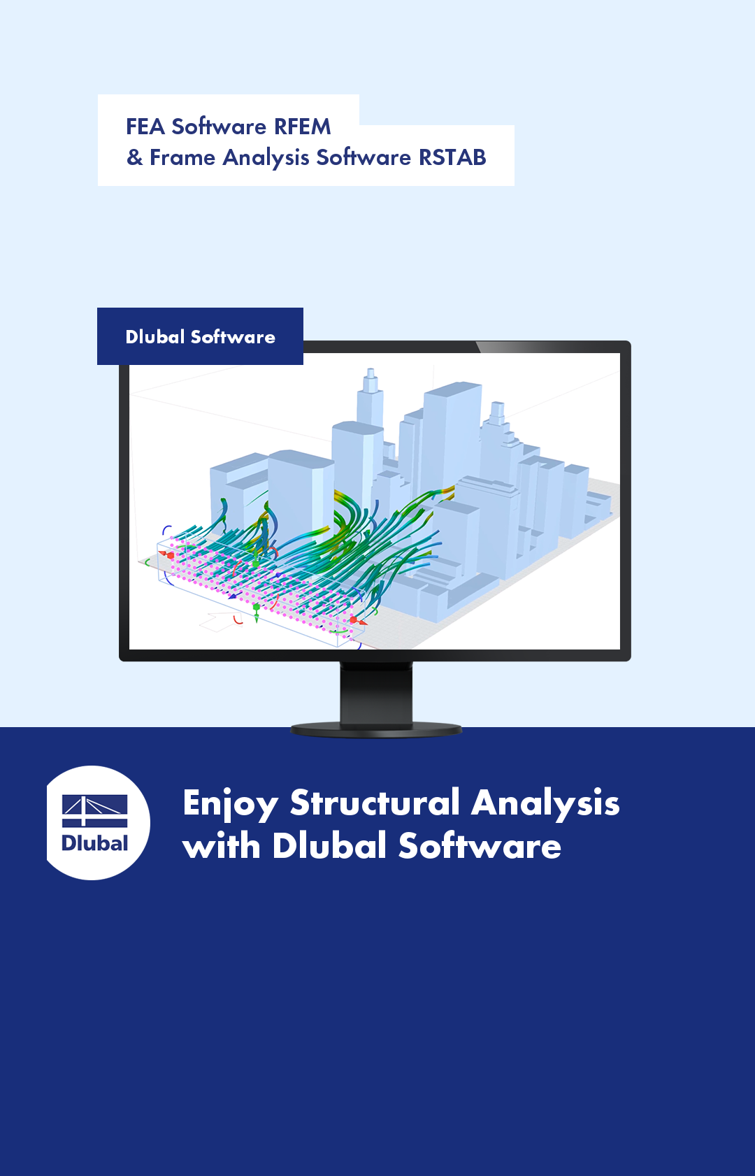 Software de análisis por elementos finitos RFEM \n y software de análisis de estructuras de barras RSTAB