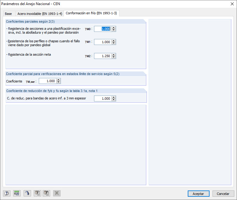 Parameter des nationalen Anhangs