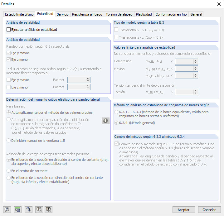 Details, Register Stabilität