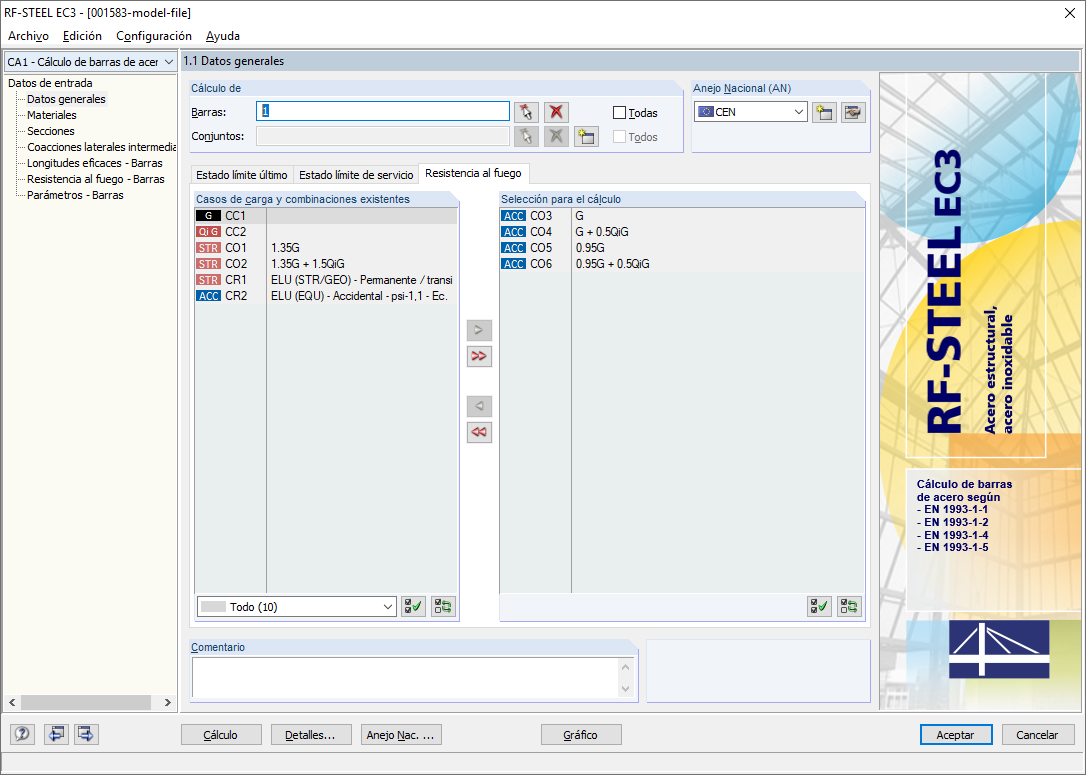 Ventana 1.1 Datos generales