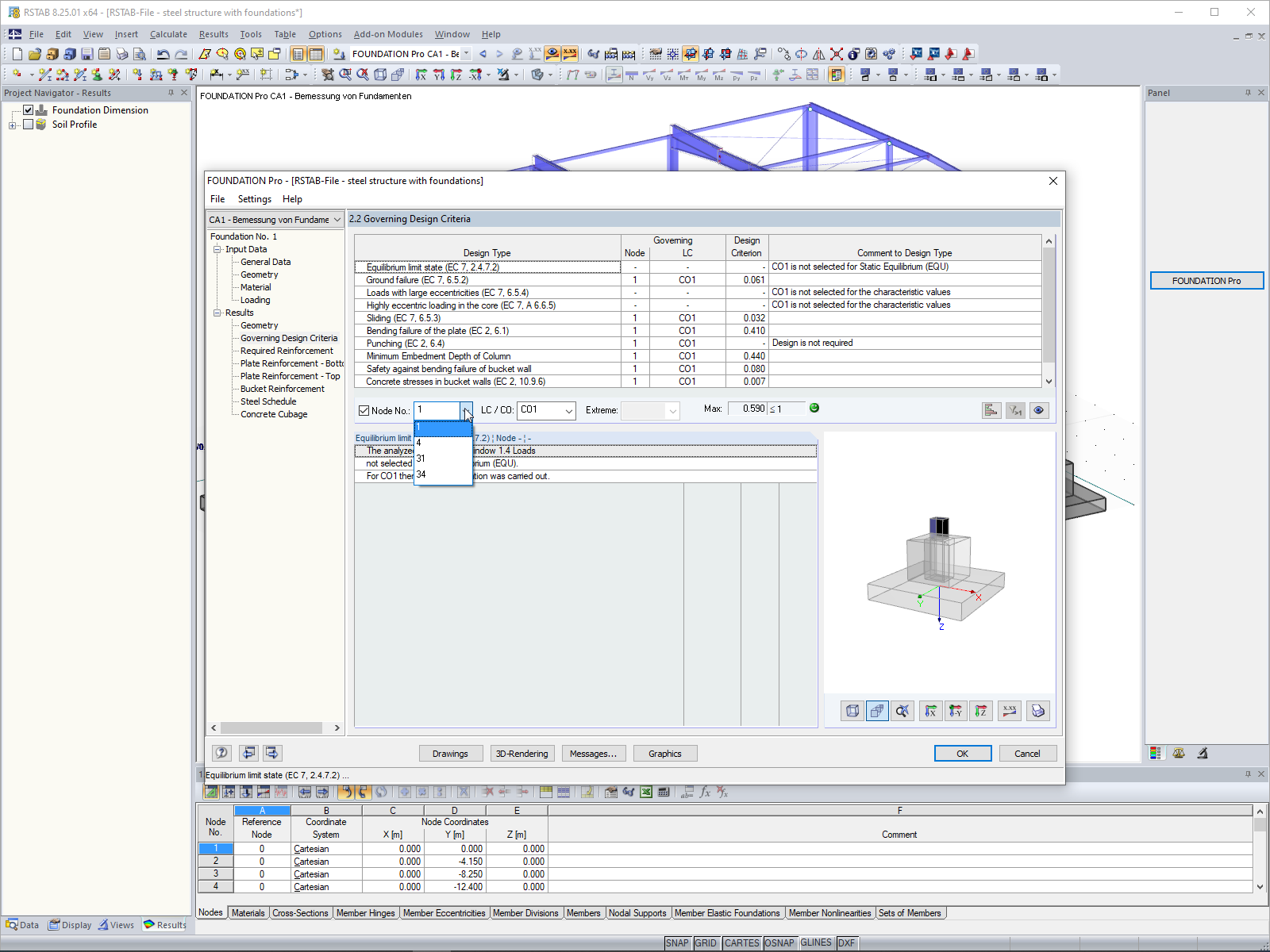 Muestra de resultados específicos para RF-/FOUNDATION Pro