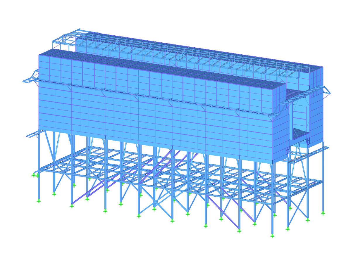 Nueva construcción de una planta de filtrado en Medupi, Sudáfrica