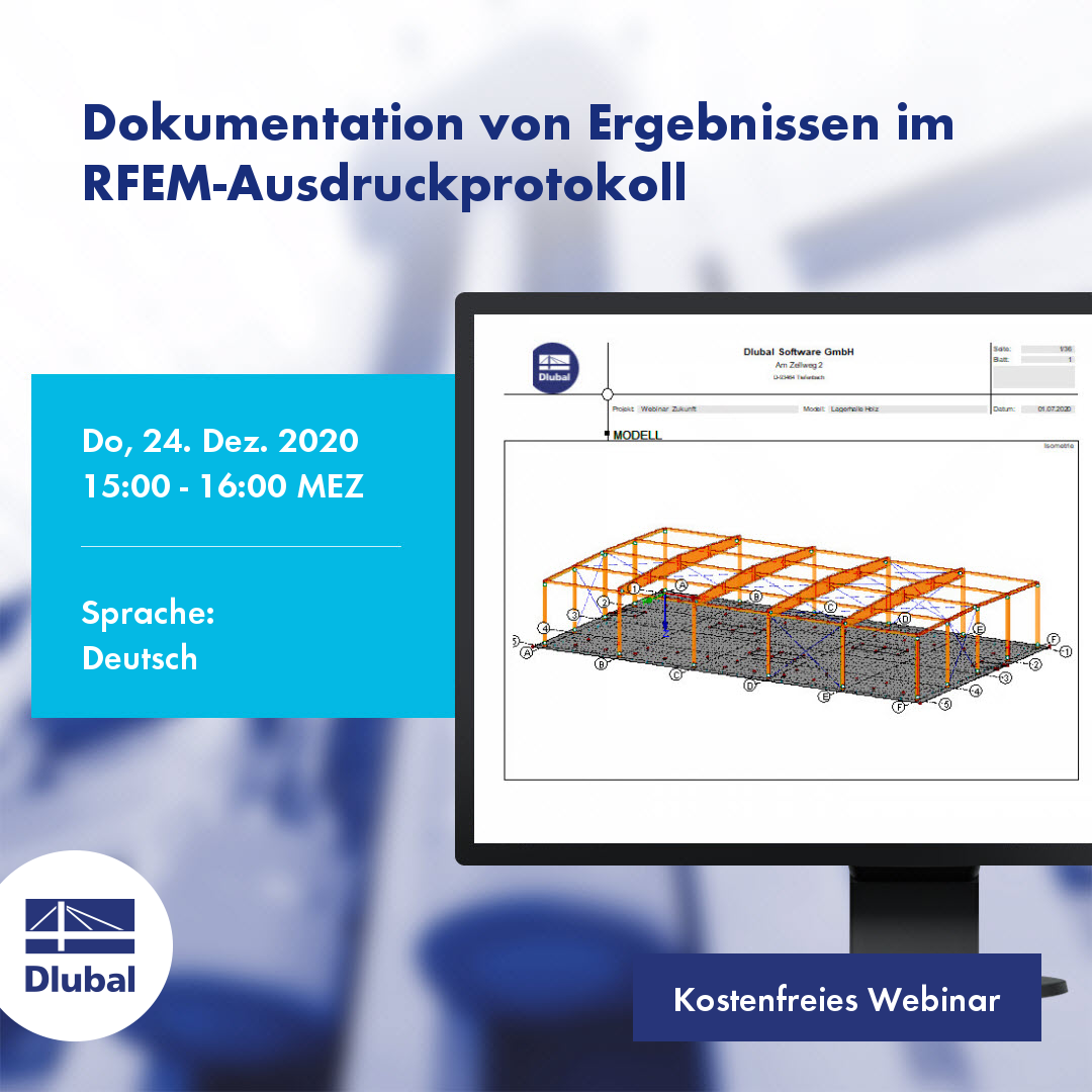 Documentación de los resultados en el informe de RFEM