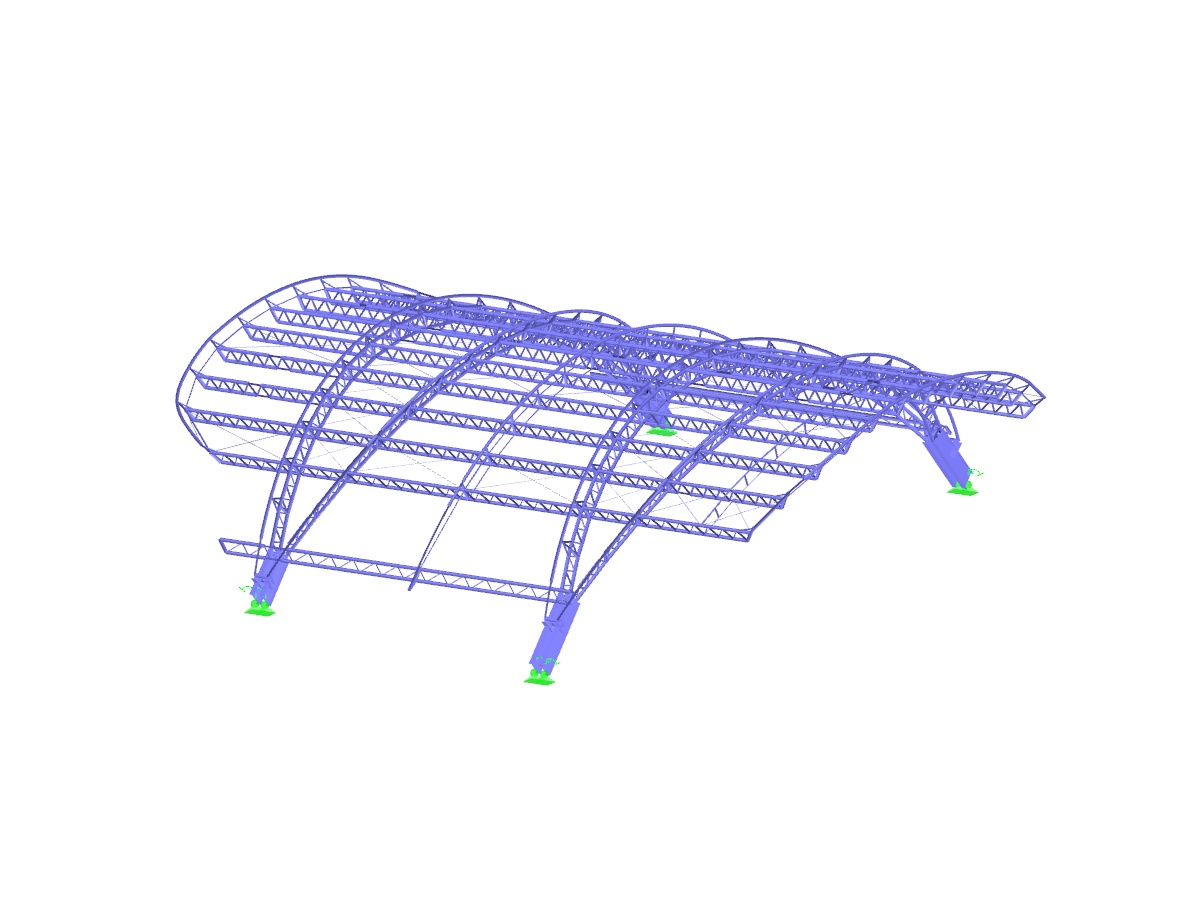 Estructura de la cubierta de la tribuna | Teatro al aire libre en Sömmersdorf